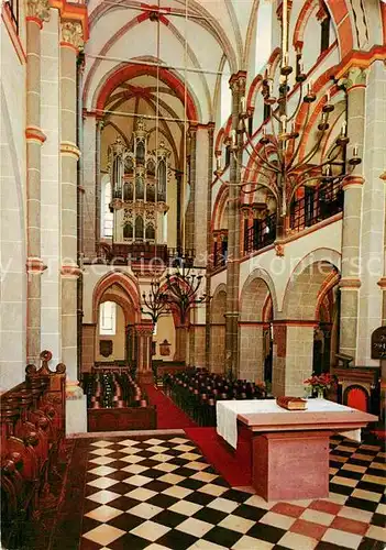 AK / Ansichtskarte Bacharach Rhein Ev Peterskirche 13. Jhdt. Stummorgel 18. Jhdt. Kat. Bacharach