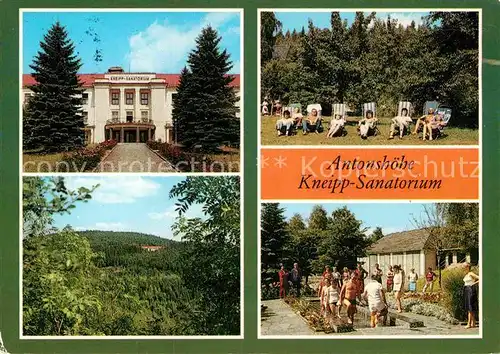 AK / Ansichtskarte Antonshoehe Antonsthal Kneipp Sanatorium Wassertreten Liegewiese Kat. Antonsthal Erzgebirge