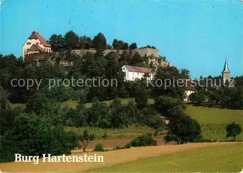 AK / Ansichtskarte Hartenstein Mittelfranken Burg Hartenstein Kirche Kat. Hartenstein
