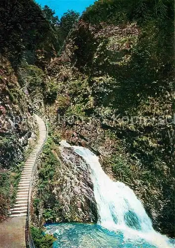 AK / Ansichtskarte Allerheiligen Oppenau Treppenfall Wasserfall im Schwarzwald Kat. Oppenau