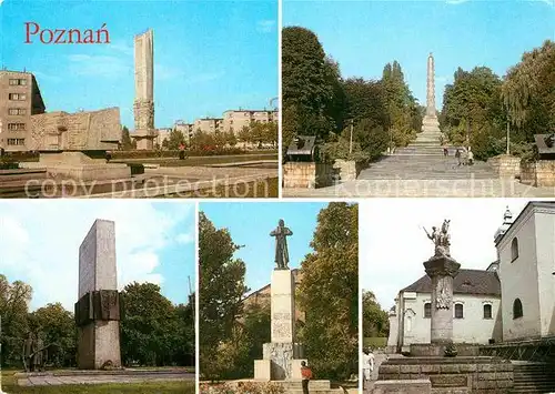 AK / Ansichtskarte Poznan Posen Pomniki Walk o wyzwolenie Kat. Poznan