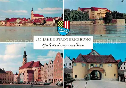 AK / Ansichtskarte Schaerding 650 Jahre Stadterhebung Stadtplatz Silberzeile Kat. Schaerding