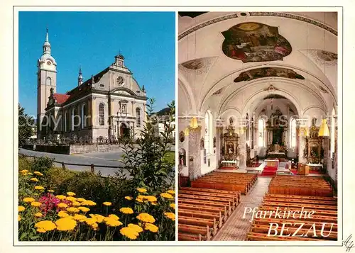 AK / Ansichtskarte Bezau Vorarlberg Pfarrkirche St. Jodok  Kat. Bezau