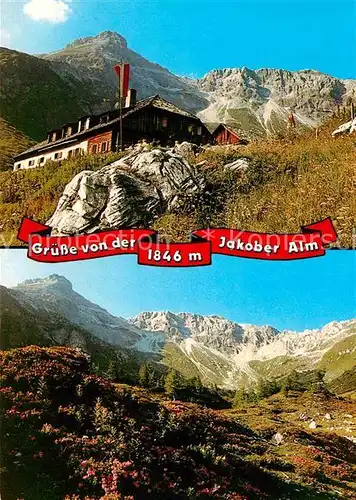 AK / Ansichtskarte Lungau Wanderparadies Riedingtal Schutzhuette Jakober Alm