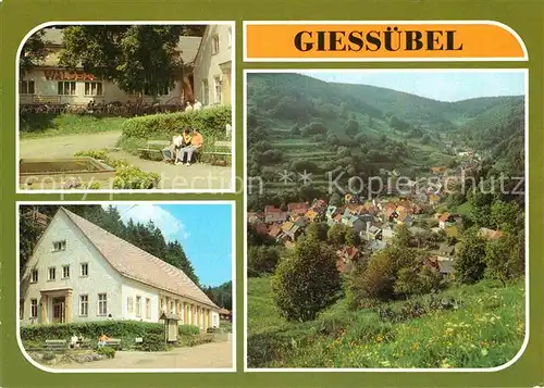 AK / Ansichtskarte Giessuebel Schleusegrund Waldbaude Kulturhaus  Kat. Schleusegrund
