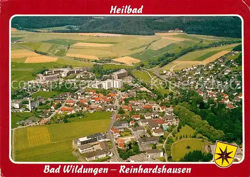 AK / Ansichtskarte Reinhardshausen Fliegeraufnahme Kat. Bad Wildungen