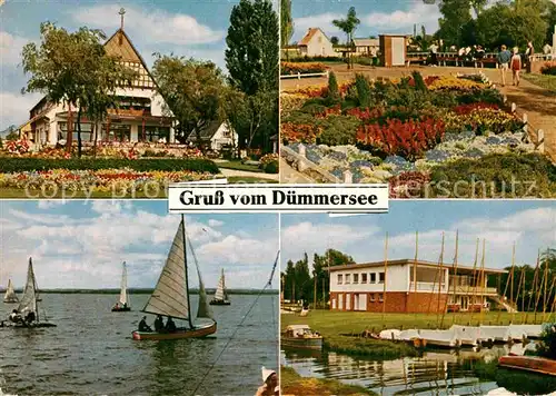 AK / Ansichtskarte Lembruch Duemmersee Brinkmeyers Strandlust Hafen  Kat. Lembruch