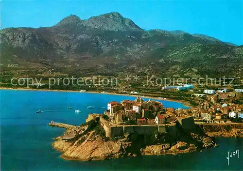 AK / Ansichtskarte Calvi Fliegeraufnahme Cors Citadelle Plage  Kat. Calvi