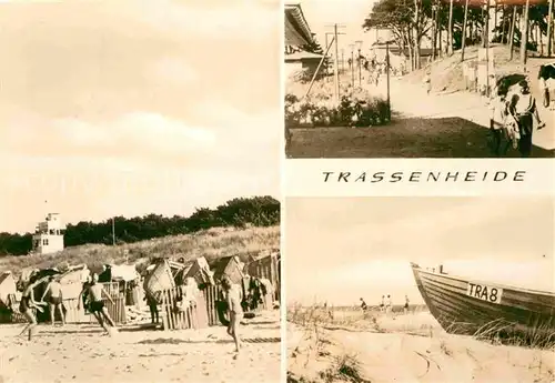 AK / Ansichtskarte Trassenheide Usedom Strandpartien Kat. Trassenheide