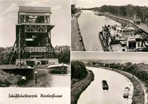 AK / Ansichtskarte Niederfinow Schiffshebewerk Schleuse Kat. Niederfinow