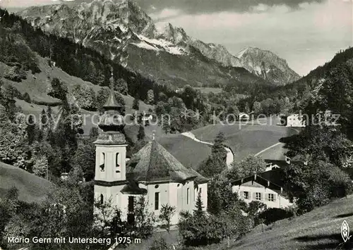 AK / Ansichtskarte Maria Gern mit Untersberg Kat. Berchtesgaden
