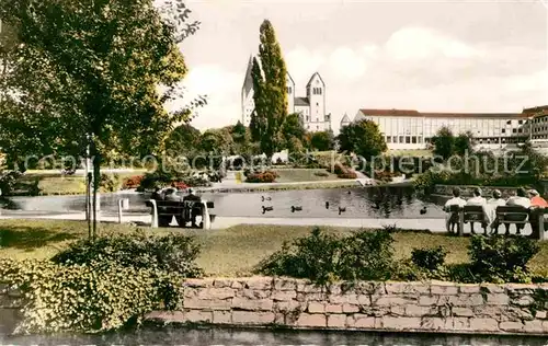 AK / Ansichtskarte Paderborn Paderanlagen Kat. Paderborn