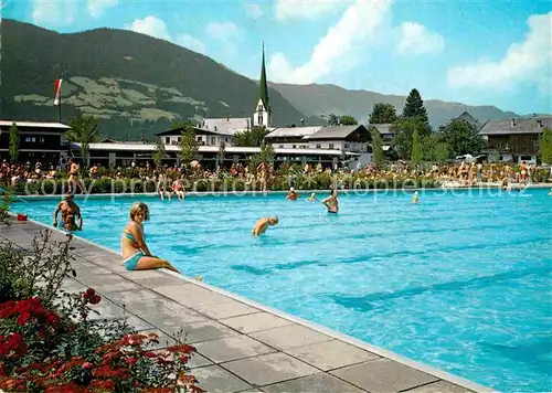 AK / Ansichtskarte Stumm Zillertal Schwimmbad  Kat. Stumm