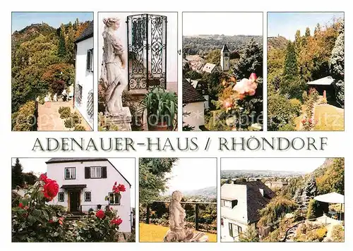 AK / Ansichtskarte Rhoendorf Bundeskanzler Adenauer Haus Kat. Bad Honnef