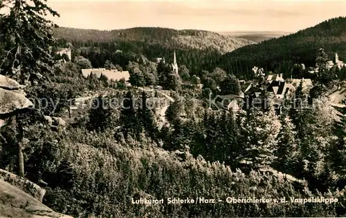 AK / Ansichtskarte Schierke Harz Oberschierke Vaupelsklippe  Kat. Schierke Brocken