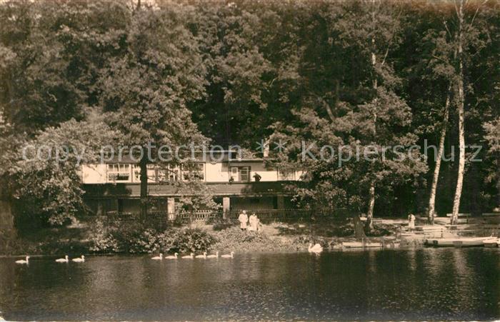 Ak Ansichtskarte Schleusingen Hog Haus Am See Kat Schleusingen