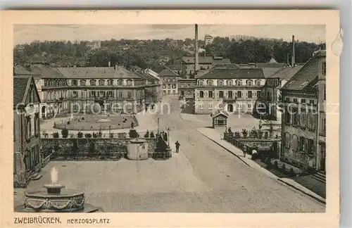 AK / Ansichtskarte Zweibruecken Herzogsplatz Kat. Zweibruecken