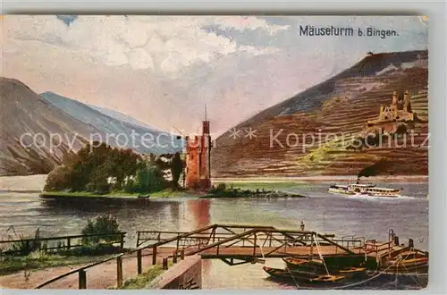 AK / Ansichtskarte Bingen Rhein Maeuseturm  Kat. Bingen am Rhein