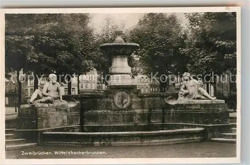 AK / Ansichtskarte Zweibruecken Wittelsbacherbrunnen Kat. Zweibruecken