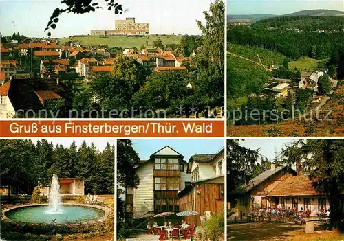 AK / Ansichtskarte Finsterbergen Cafe Leinagrund Naturpark Huellrod Kurheim  Kat. Finsterbergen Thueringer Wald