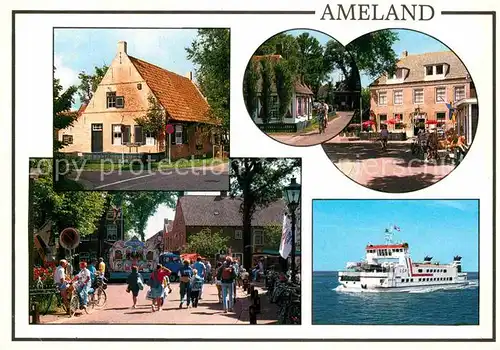 AK / Ansichtskarte Ameland Faehrschiff Ortsansichten Kat. Niederlande