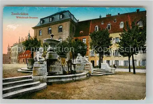 AK / Ansichtskarte Zweibruecken Wittelsbachbrunnen  Kat. Zweibruecken