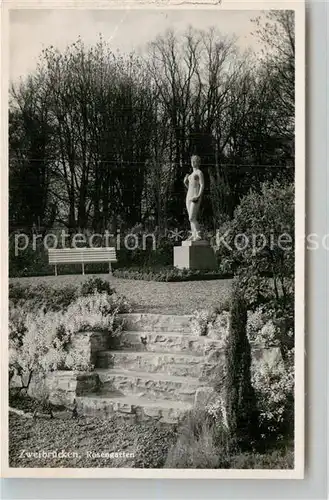 AK / Ansichtskarte Zweibruecken Rosengarten  Kat. Zweibruecken