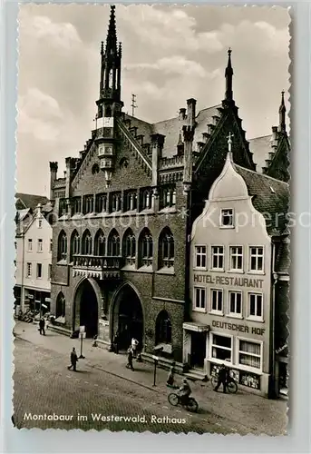 AK / Ansichtskarte Montabaur Westerwald Rathaus Kat. Montabaur