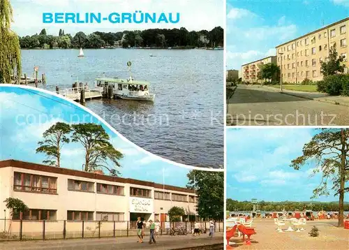 AK / Ansichtskarte Gruenau Berlin Anlegestelle Strandbad Friedrich Wolf Strasse  Kat. Berlin
