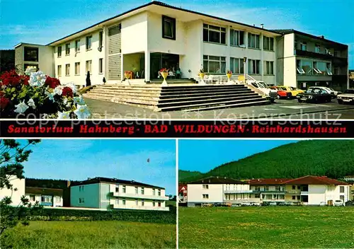 AK / Ansichtskarte Reinhardshausen Bad Wildungen Sanatorium Hahnberg Kat. Bad Wildungen