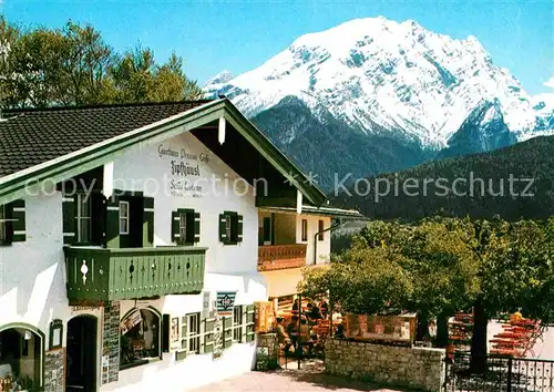 AK / Ansichtskarte Ramsau Berchtesgaden Berggasthof Pension Zipfhaeusl Kat. Ramsau b.Berchtesgaden