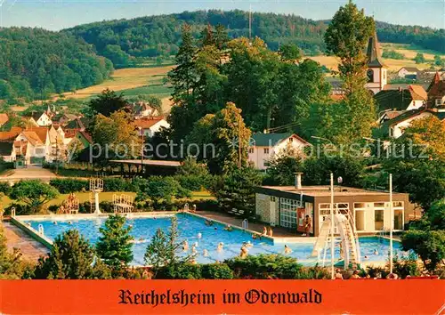 AK / Ansichtskarte Reichelsheim Odenwald Freibad  Kat. Reichelsheim (Odenwald)