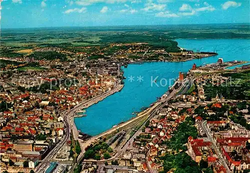 AK / Ansichtskarte Flensburg Fliegeraufnahme Foerde Kat. Flensburg