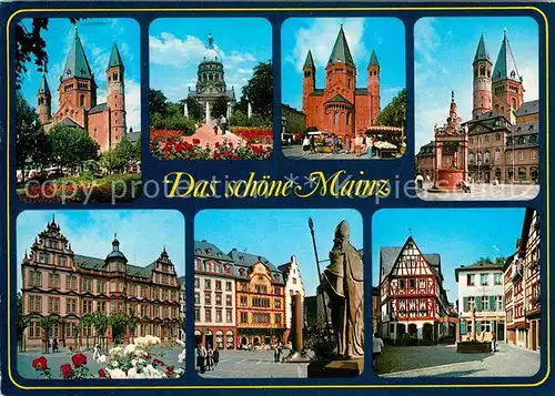 AK / Ansichtskarte Mainz Rhein Teilansichten