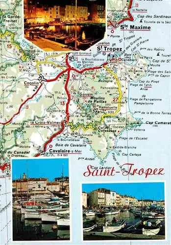 AK / Ansichtskarte Saint Tropez Var Panoramakarte Kat. Saint Tropez