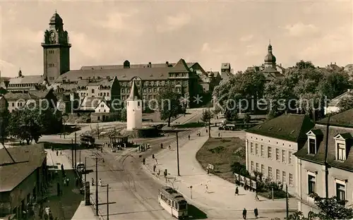 AK / Ansichtskarte Plauen Vogtland Tunnel Rathaus  Kat. Plauen