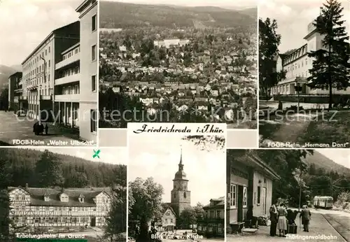 AK / Ansichtskarte Friedrichroda Heim Walter Ulbricht Heim Hermann Danz Erholungsheim im Grund  Kat. Friedrichroda