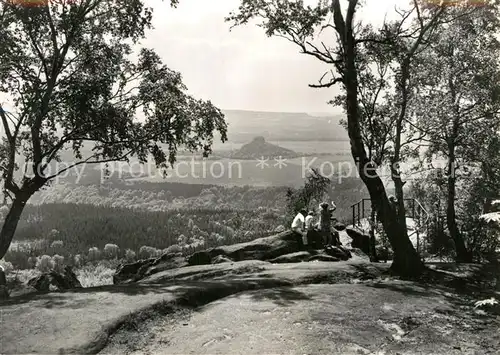 AK / Ansichtskarte Grosser Winterberg Blick vom Kipphorn Zirkelstein 