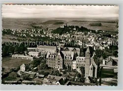 AK / Ansichtskarte Montabaur Westerwald Fliegeraufnahme Schloss Kat. Montabaur