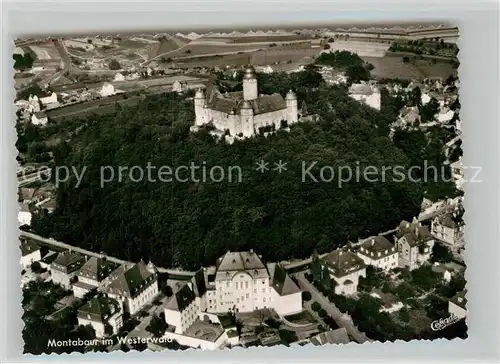AK / Ansichtskarte Montabaur Westerwald Fliegeraufnahme Schloss  Kat. Montabaur