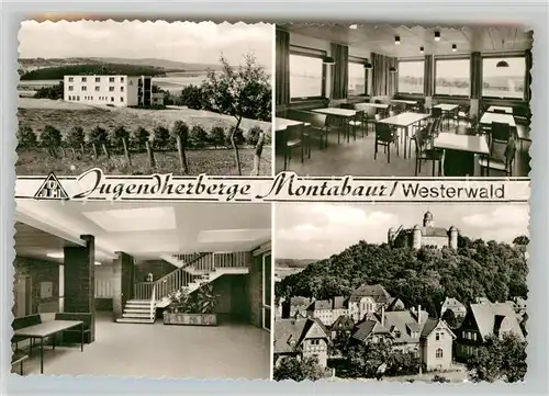 AK / Ansichtskarte Montabaur Westerwald Jugendherberge Speiseraum Treppenhaus Schloss Kat. Montabaur