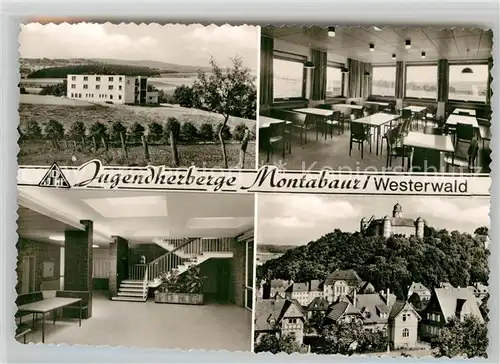 AK / Ansichtskarte Montabaur Westerwald Jugendherberge Speiseraum Treppenhaus Schloss  Kat. Montabaur