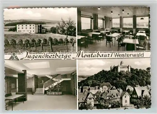 AK / Ansichtskarte Montabaur Westerwald Jugendherberge Treppenhaus Speisesaal Schloss Kat. Montabaur