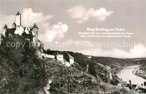 AK / Ansichtskarte Neckarzimmern Burg Hornberg Kat. Neckarzimmern