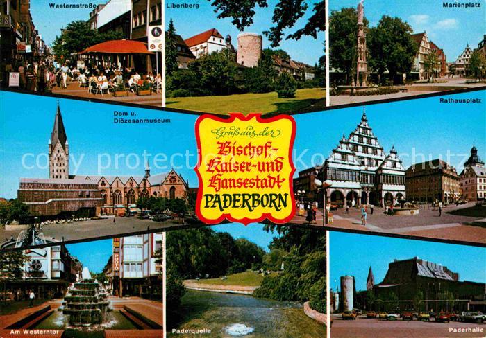 Carte Postale Ancienne (AK) - Paysage De Paderborn, Allemagne