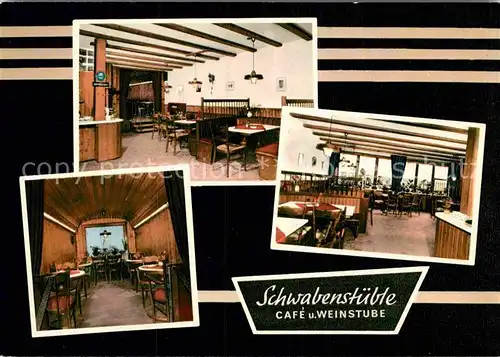 AK / Ansichtskarte Bad Wildungen Schwabenstueble Cafe Weinstube Kat. Bad Wildungen