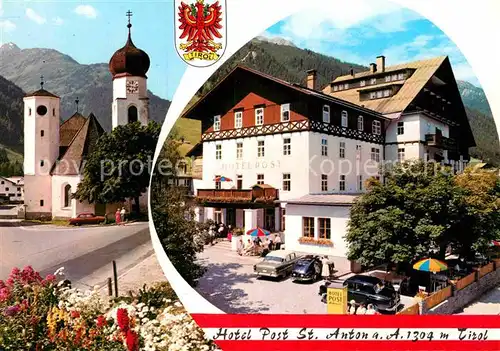 AK / Ansichtskarte St Anton Arlberg Hotel Post  Kat. St. Anton am Arlberg