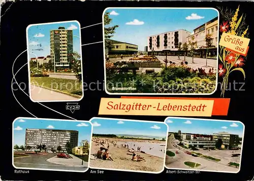 AK / Ansichtskarte Lebenstedt Rathaus Albert Schweitzer Str. Kat. Salzgitter