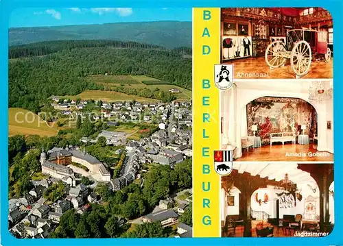 AK / Ansichtskarte Bad Berleburg Jagdzimmer Amadis Gobelin Ahnensaal Kat. Bad Berleburg