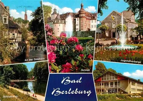 AK / Ansichtskarte Bad Berleburg Schloss Jugendherberge Odeborn Kat. Bad Berleburg